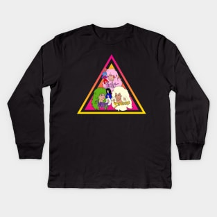 Jem and the Holograms + The Misfits + The Stingers by BraePrint Kids Long Sleeve T-Shirt